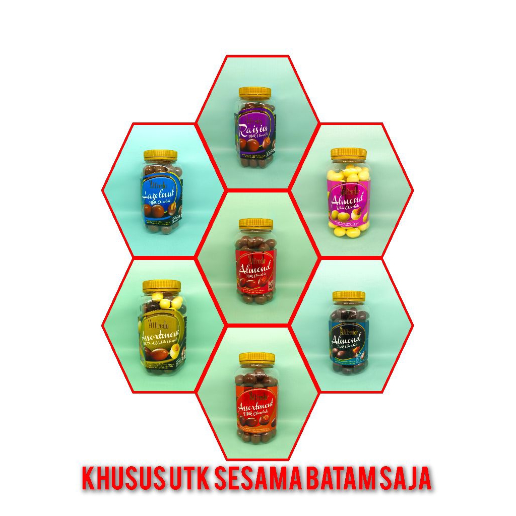 

Alfredo Almond Chocolate Jar 400 gram