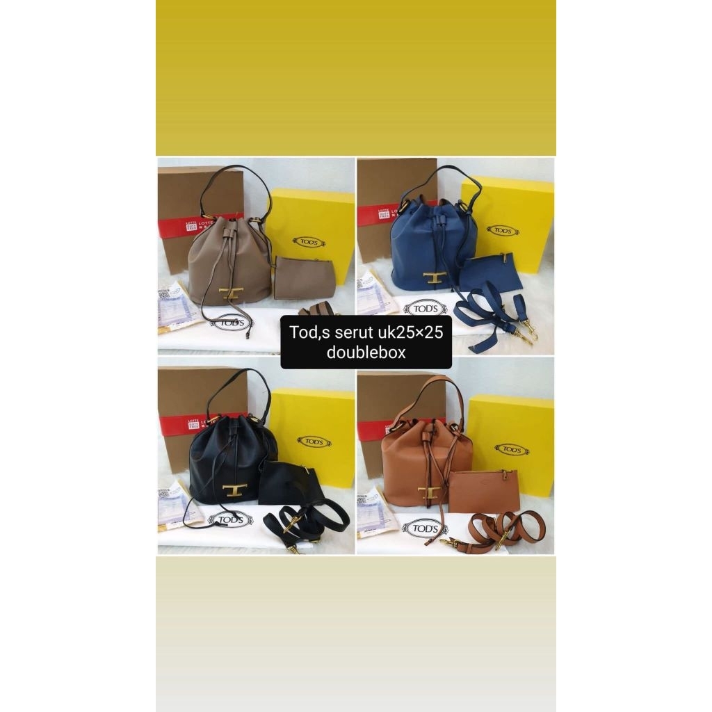 Tas Serut Wanita Double Box Premium Tas Serut Premium Wanita Kekinian