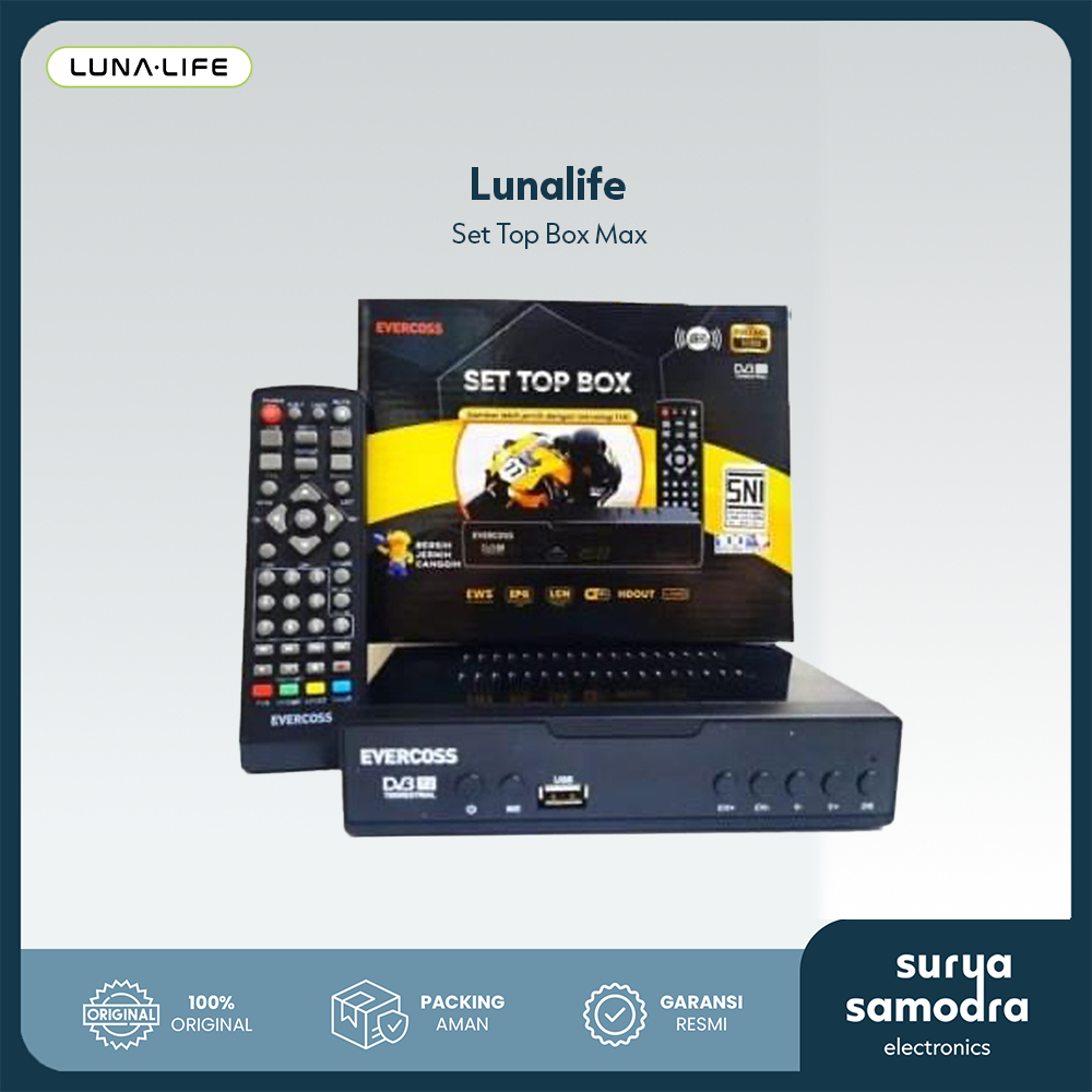 LUNA x EVERCOSS Set Top Box | STB Mega Box