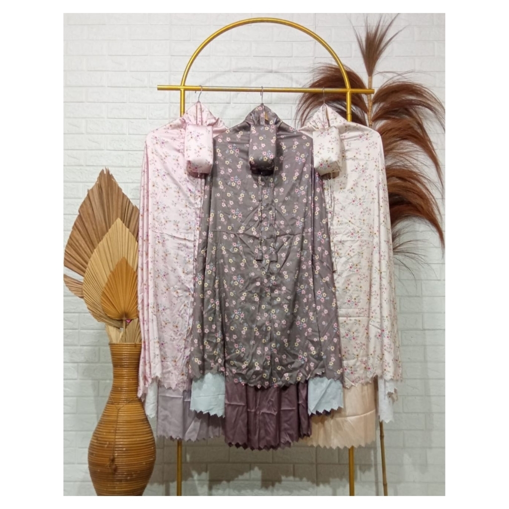 Mukena Silk Armani 2in1 / Mukena Traveling Dewasa