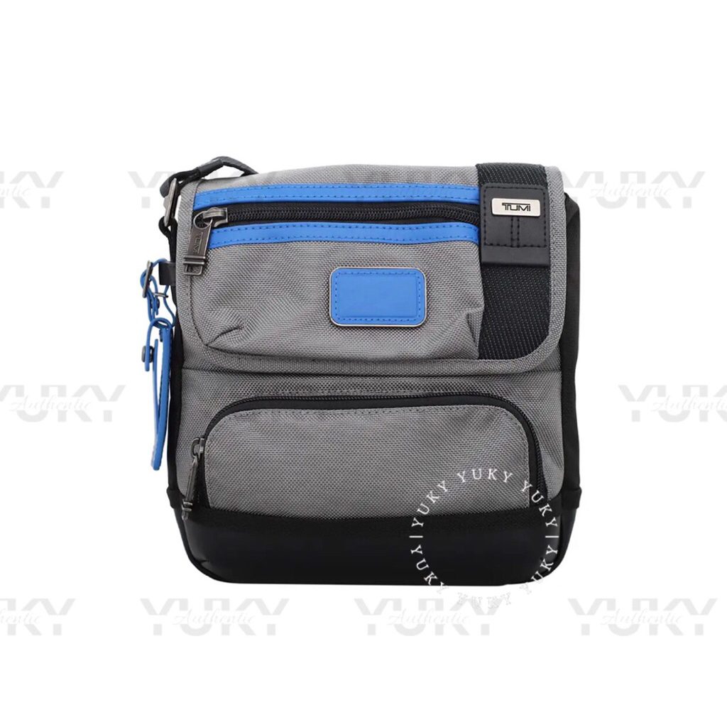 Tas Pria Branded Tum* TM Kerby Crossbody Grey 100% Original