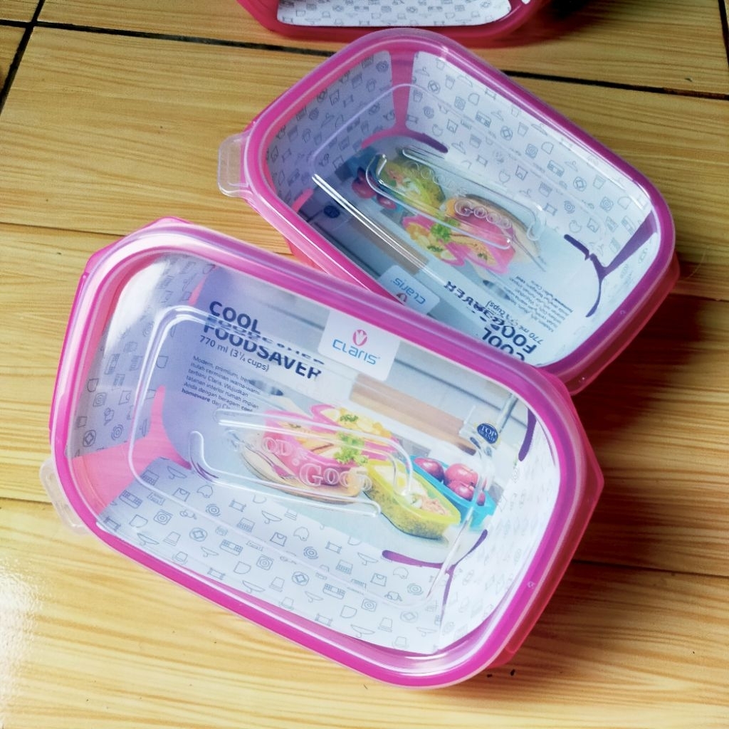 Cool FoodSaver box penyimpanan makanan sayuran foodgrade PP Claris Original 770ml