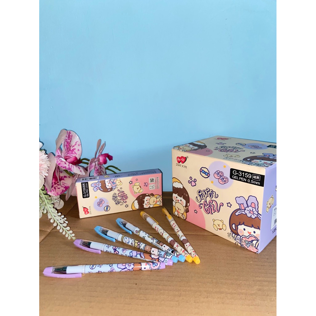 

Bulpoin gen pen lovein Zhi Xin selusin (12pcs)