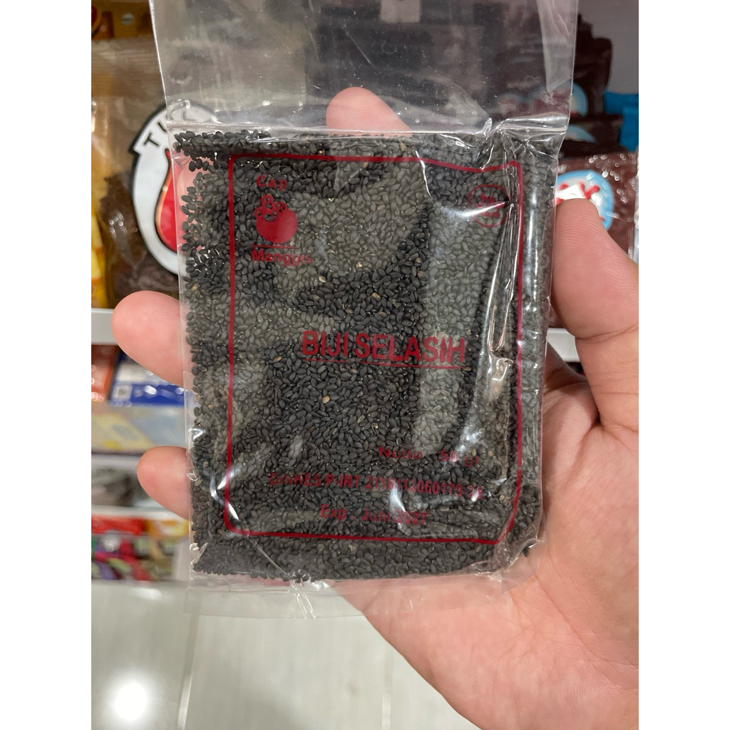 

Biji Selasih Cap Manggis 50gr