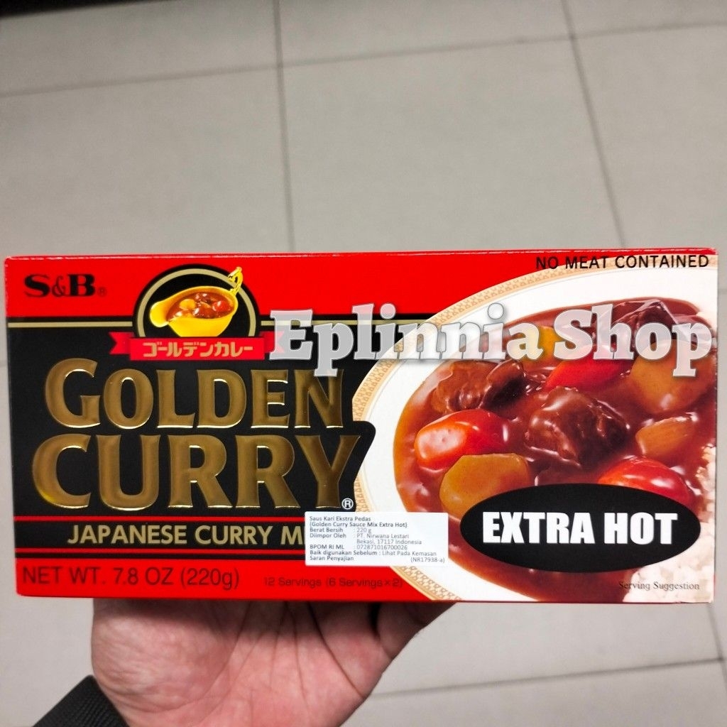 

S&B Golden Curry Sauce Mix Extra Hot 220 gr - Saus Kari