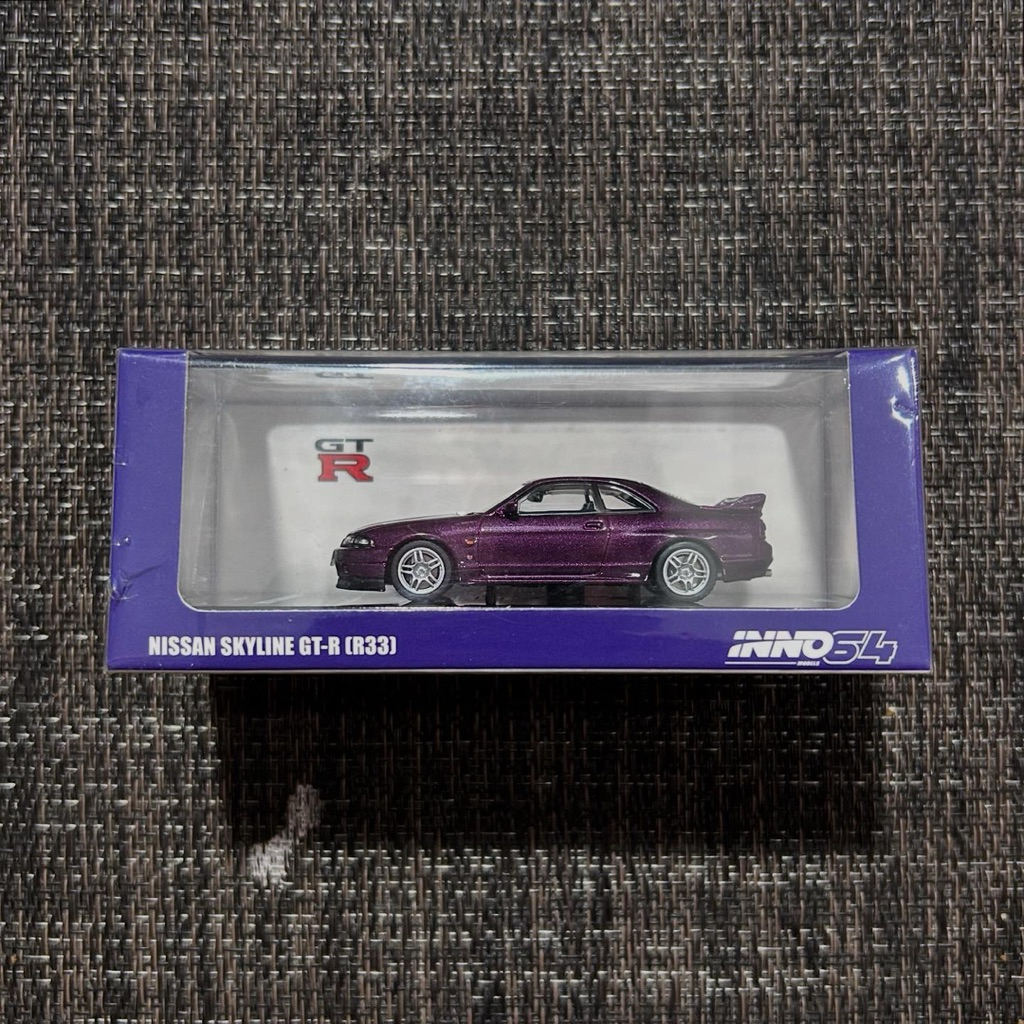 Inno64 Nissan Skyline GT-R (R33) Midnight Purple