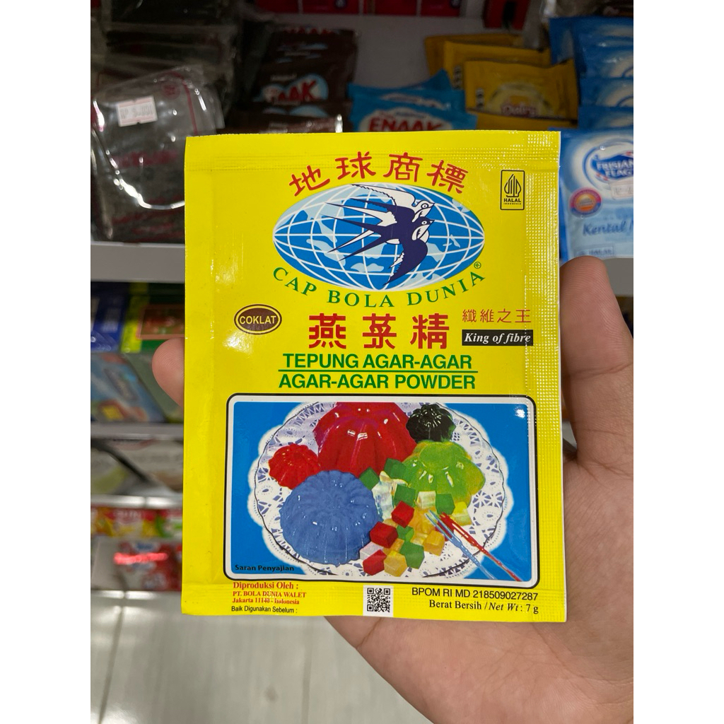 

Tepung Agar Agar Cap Bola dunia