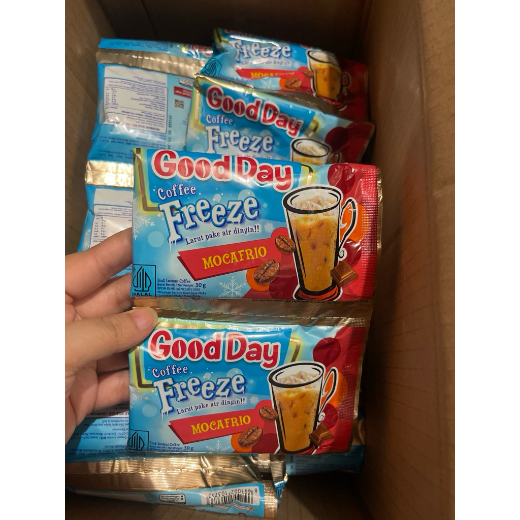 

Good Day Freeze Coffe Mocafrio 1renceng 10pcs