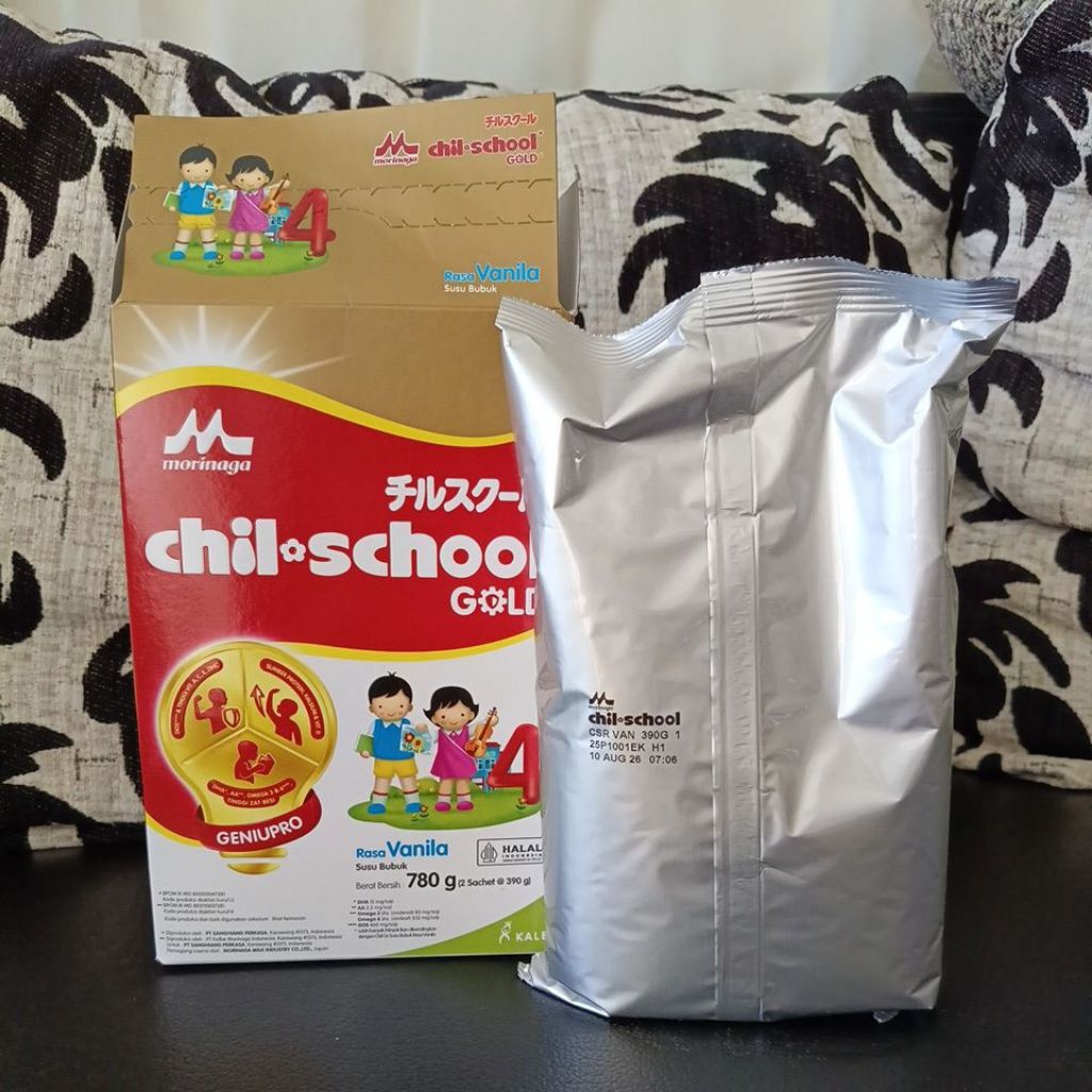 

Chil school Gold 4 rasa Vanila 390 g preloved