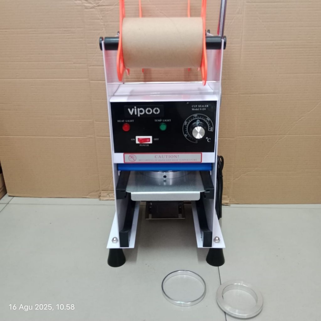 Cup Shealer VIPOO V-D9 / Cup Sealer Vipoo V-D9 / Alat Mesin Penyegel Gelas Minuman 22oz