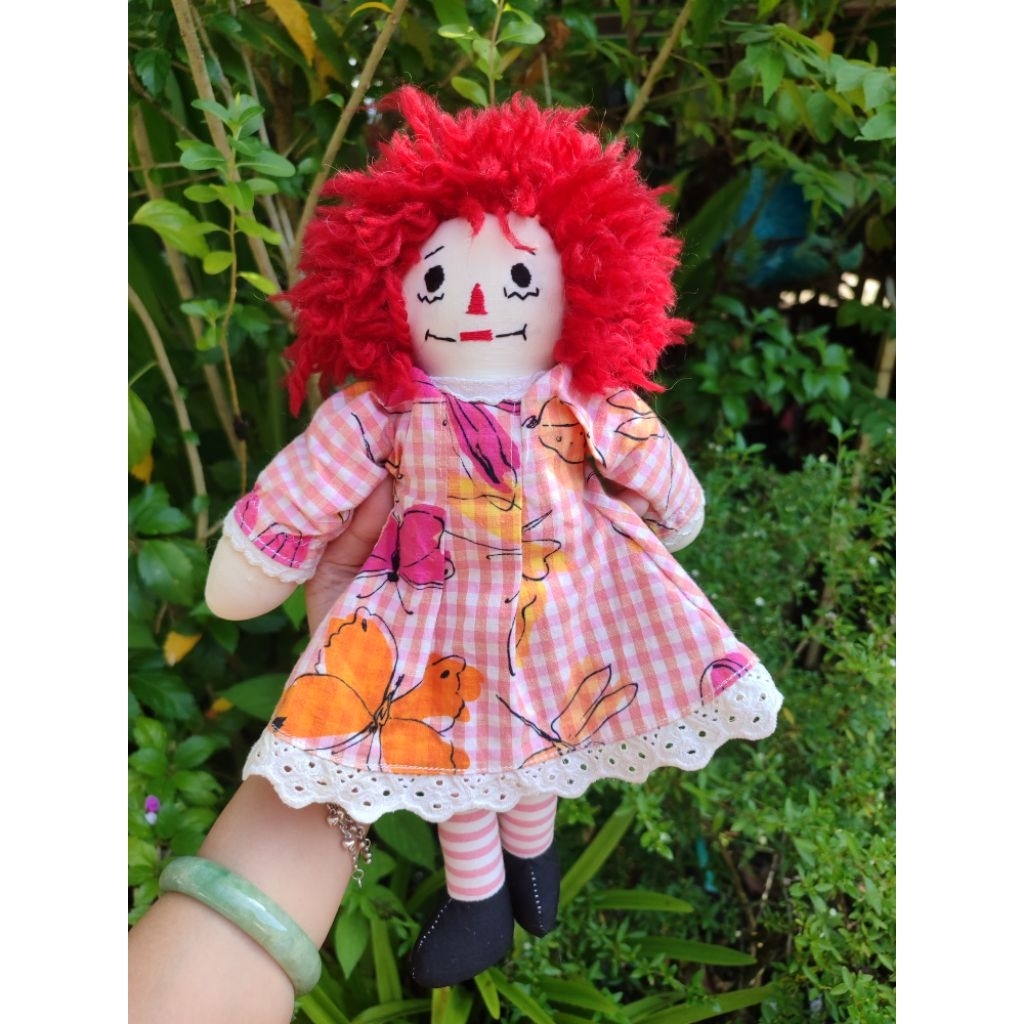 boneka vintage klasik Annabelle raggedy and andy handmade cek deskripsi