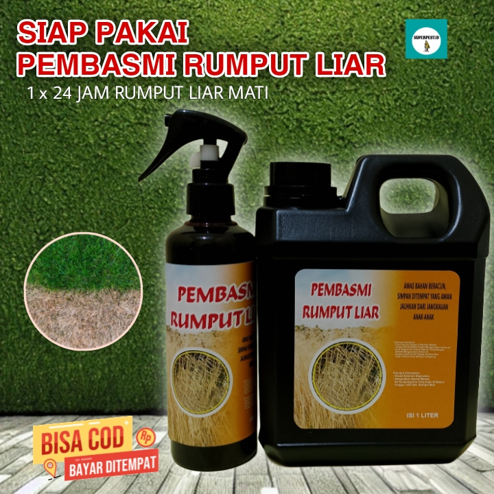 SUPERPEST.ID Cairan Pembasmi Rumput Liar Dan Gulma | Racun Obat Pembasmi Rumput Liar Halaman | Caira