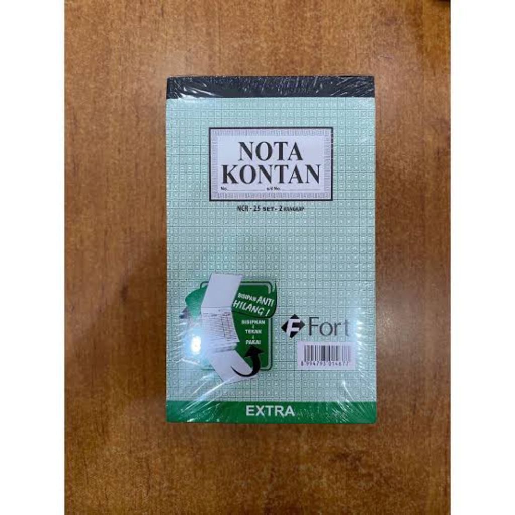 

faktur bon kontan 2 ply merk forte tegak (1 lusin/12pcs) kualitas bagus