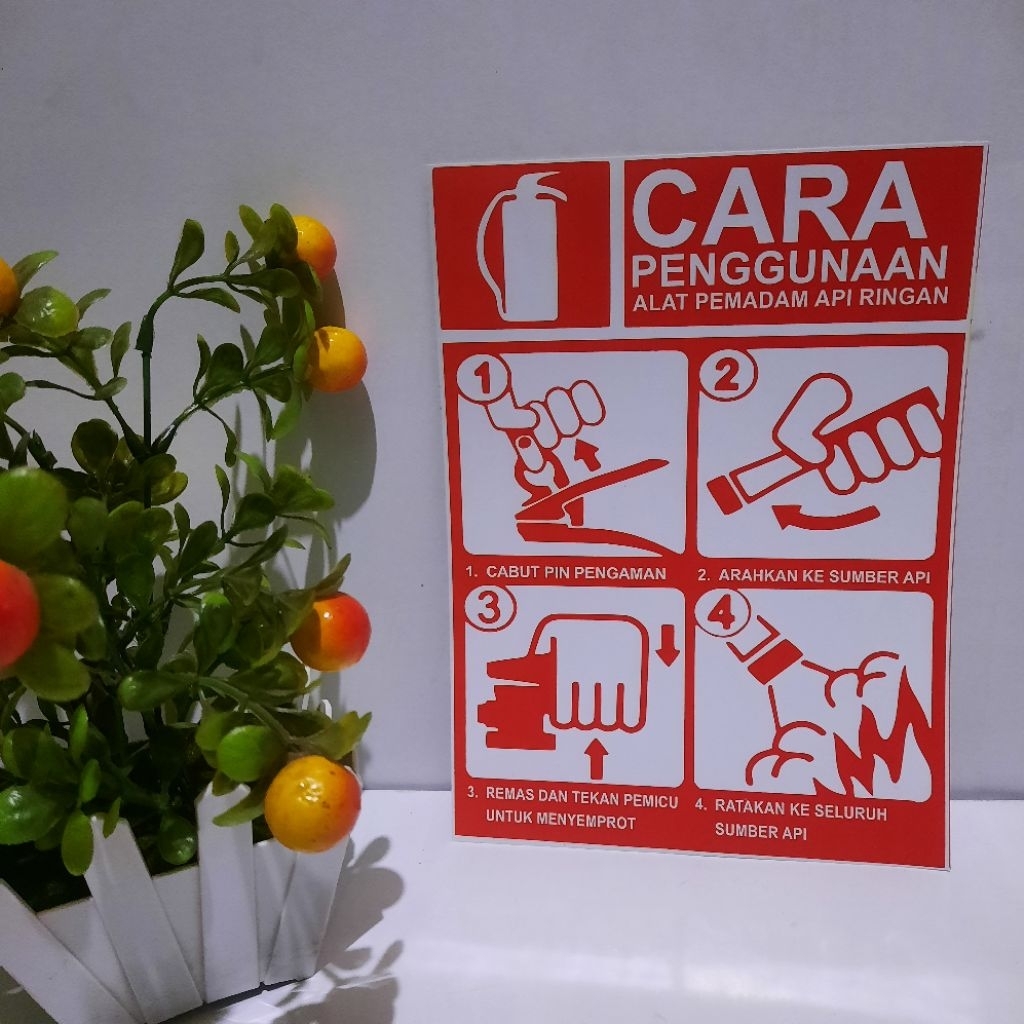 

Stiker Penggunaan APAR