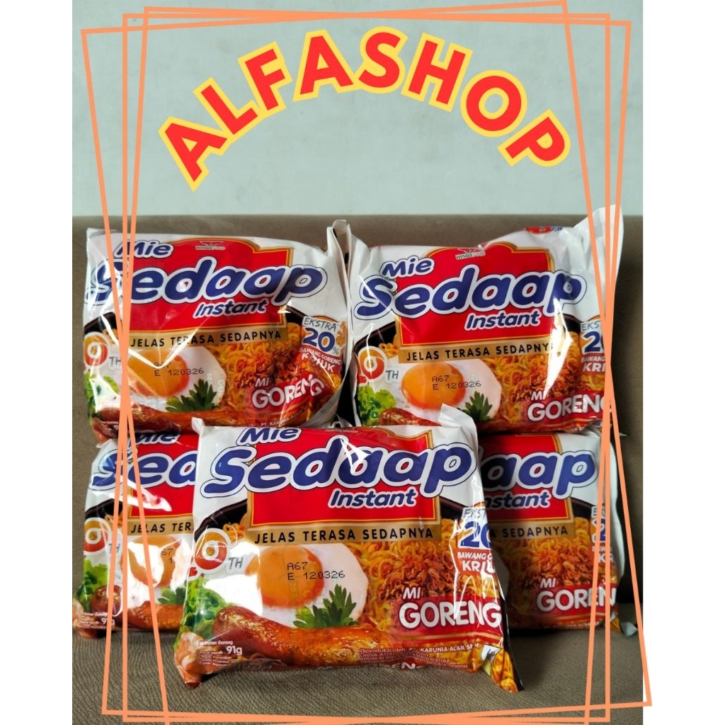 

Mie Sedap goreng 91gr (5bks)