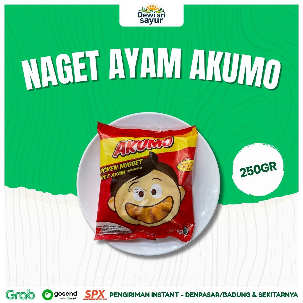 

Naget Ayam Akumo 250gr – Dewi Sri Sayur