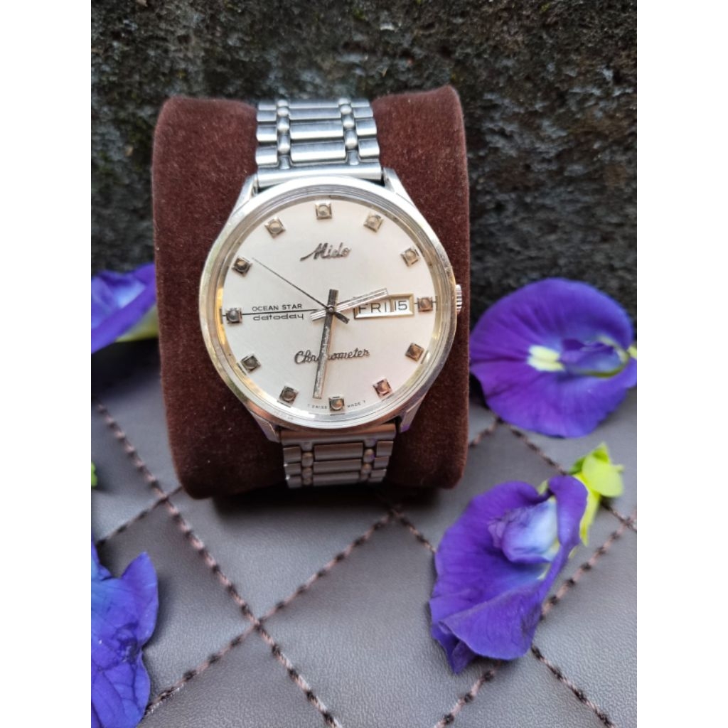 Jam Mido oceanstar Chronometer