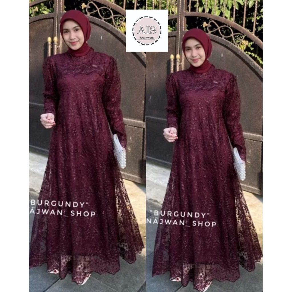 DRESS GAMIS FULL BROKAT IMPORT BEST SELLER SUPER PREMIUM BANGKOK