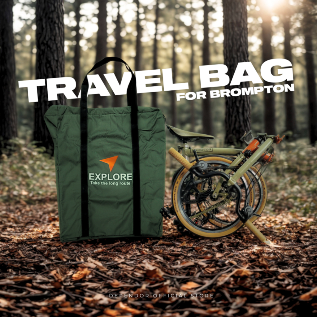 Tas Brompton Explore / Tas Sepeda / Cover Sepeda Brompton / Travel Bag / Tas Pelindung Sepeda Lipat 