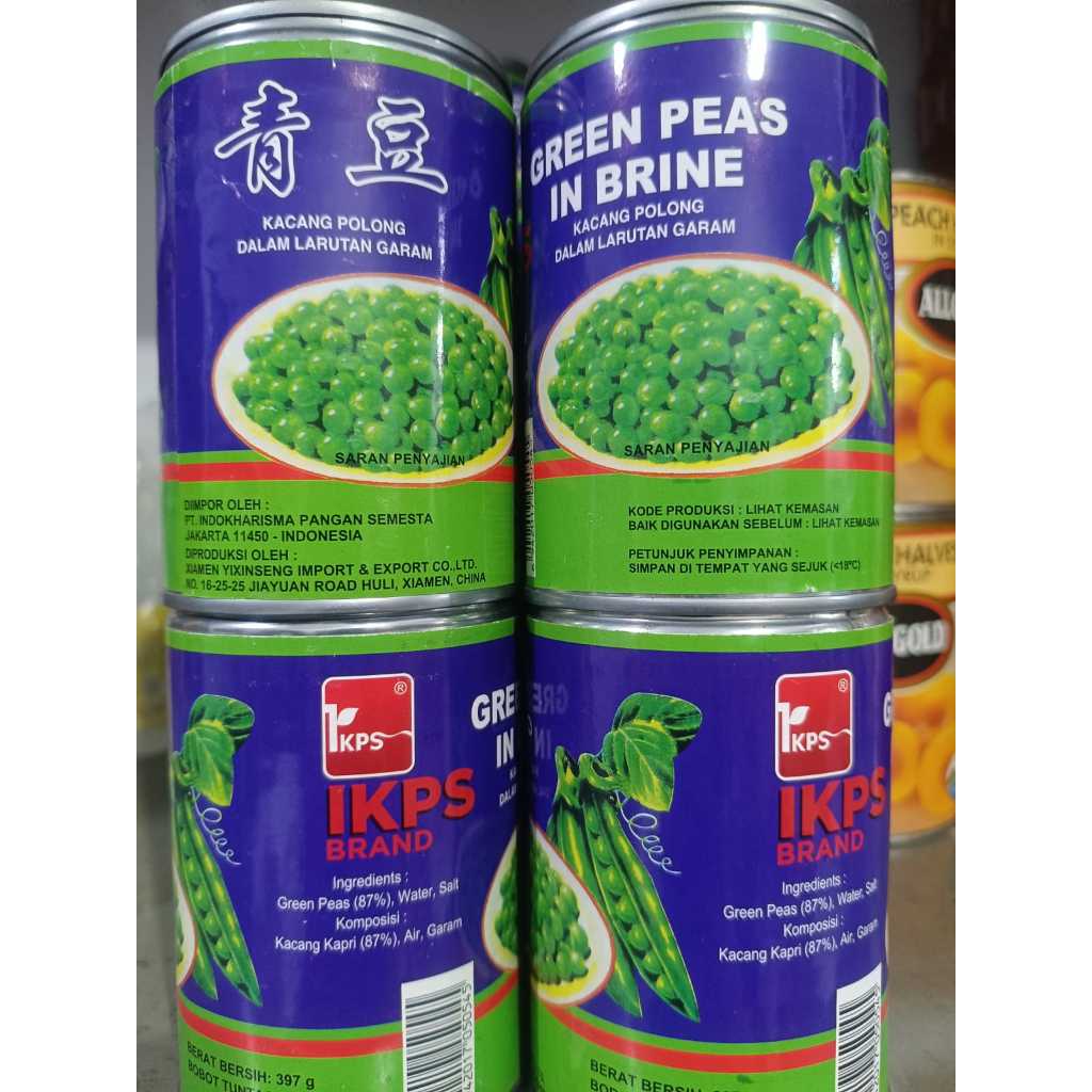 

IKPS Kacang Polong Kaleng - 397 Gram