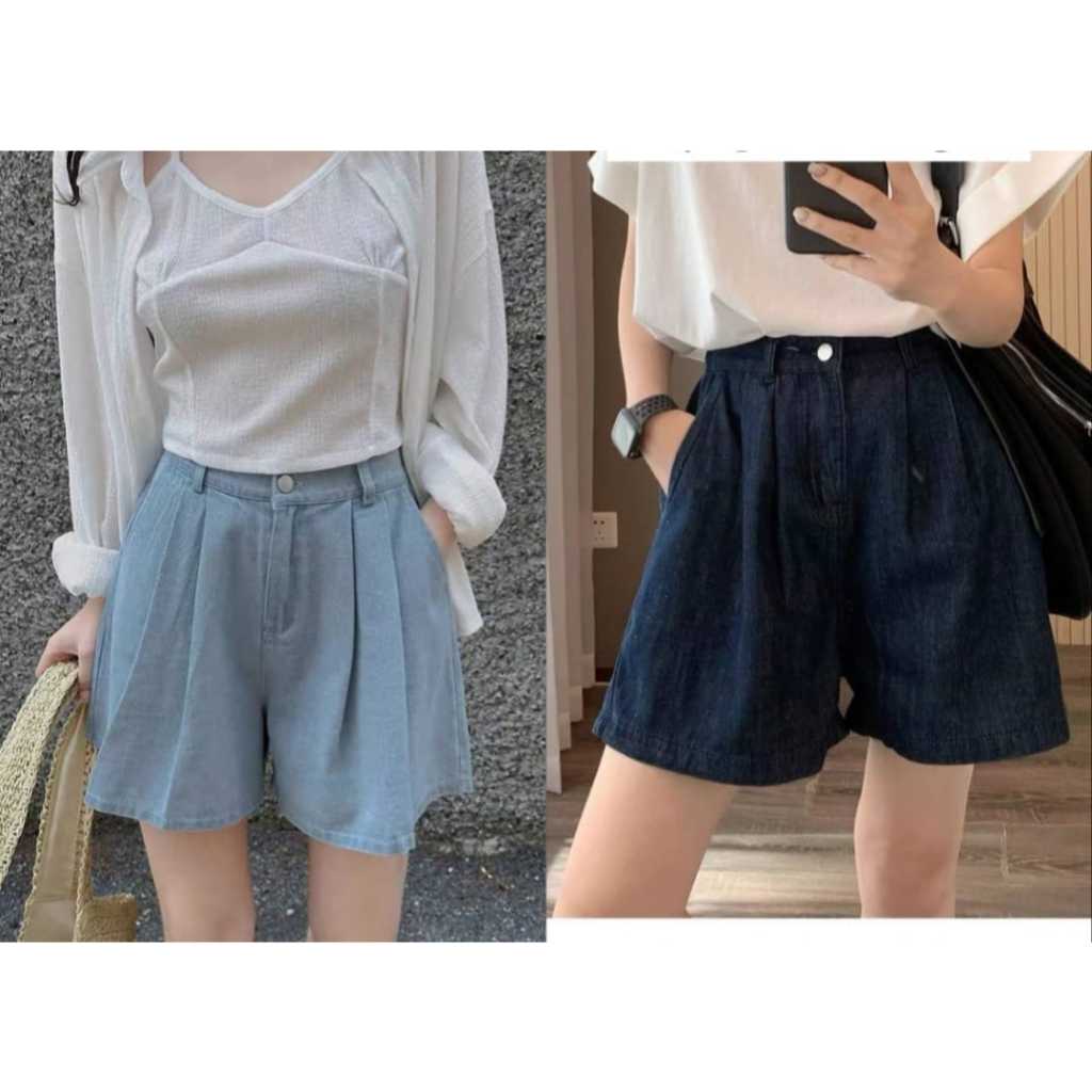 Short Pants Jeans Wanita | Celana Pendek Jeans Premium | S228 Pants Jeans