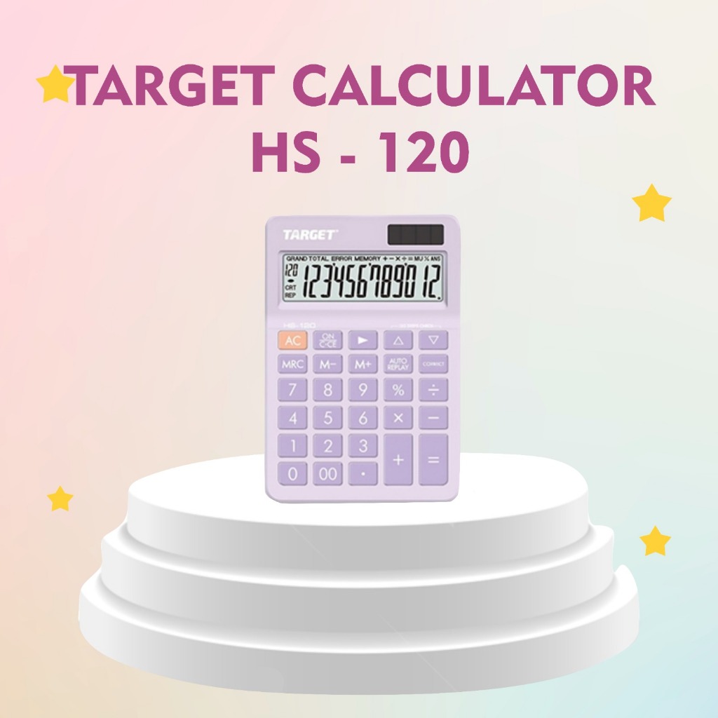 

TARGET KALKULATOR HS-120/Target HS-120 Desktop Calculator - 12 Digit Business Calculator/Target HS -120 - Desktop Calculator - 12 digit Kalkulator