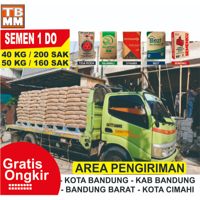 SEMEN TIGA RODA 50 KG (GRATIS ONGKIR)
