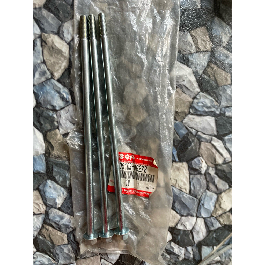 Baut gantungan mesin satria 2tak original japan