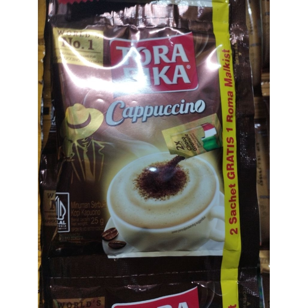 

Torabika Cappucino renceng isi 10 sachet