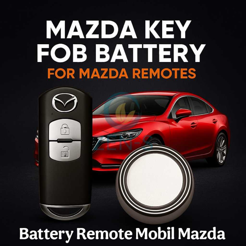 Baterai Batu Remote Mobil MAZDA BIANTE ORIGINAL Battery Remote MAZDA BIANTE Baterai Kunci Remote Mob