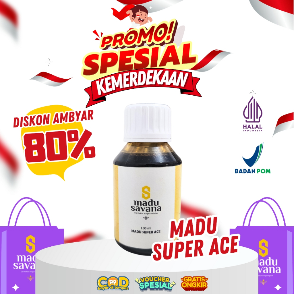 

Madu Savana Nektar Bunga Rambutan (100 ml)