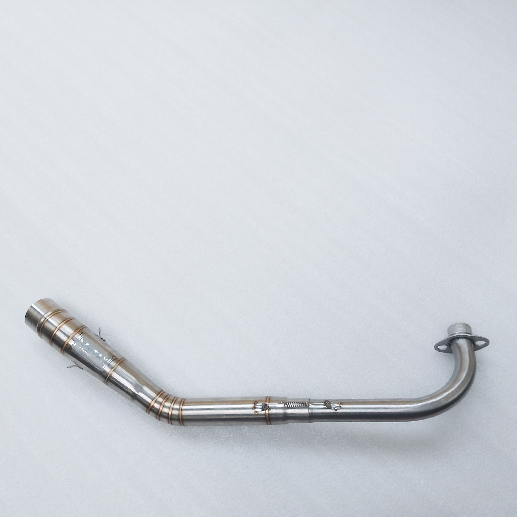 Leher Knalpot Racing GTX 110 Bebek Full Stainless – Tarikan Enteng, Suara Racing Mantap