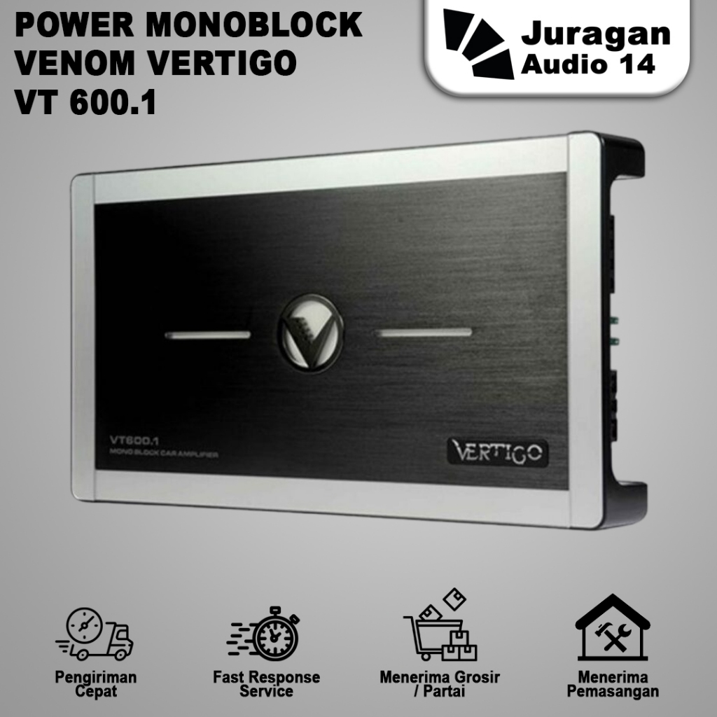 VENOM MONOBLOK VT 600.1 MONOBLOCK VERTIGO SERIES