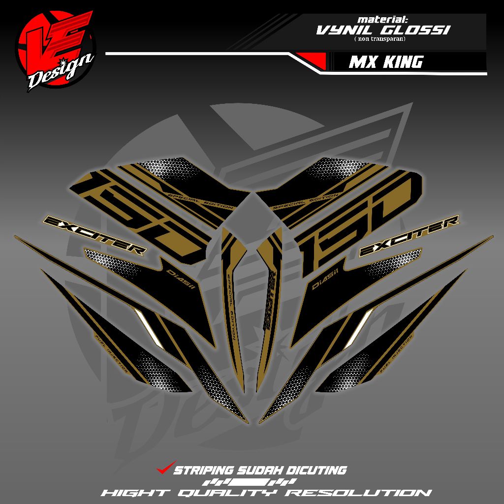 STRIPING MX KING motif exciter 150 / stripe exciter 150 / stripe y15zr