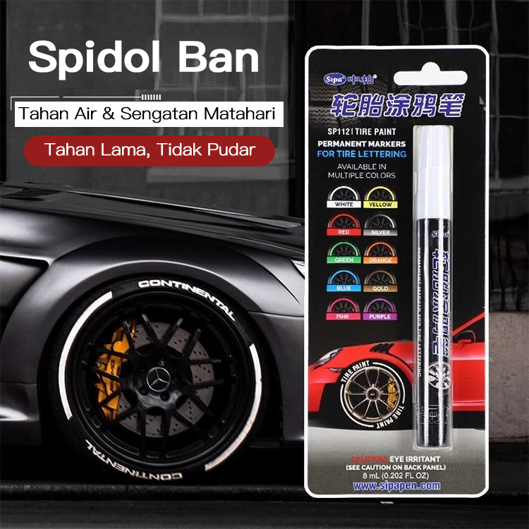 

Spidol ban paint marker mobil motor Permanent Marker Paint Tahan Air dan Anti Luntur