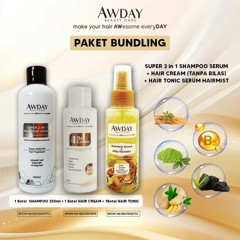 PAKET MURAH SHAMPOO KERATIN HAIRTONIC & HAIRCREAM / Shampoo Keratin