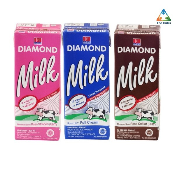 

(The Habit) Susu DIAMOND UHT 1 liter - DIAMOND Milk UHT