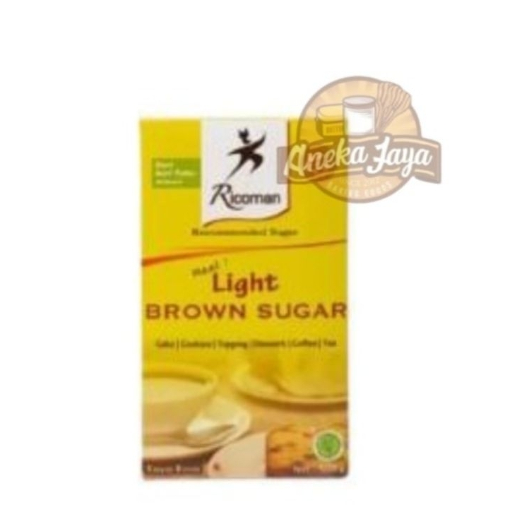 

RICOMAN LIGHT BROWN SUGAR 500 GR