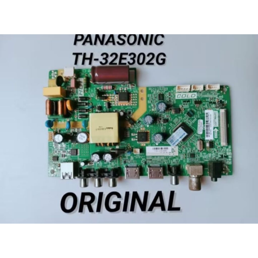 MB MAINBOARD TV LED PANASONIC TH-32E302G BEKAS NORMAL