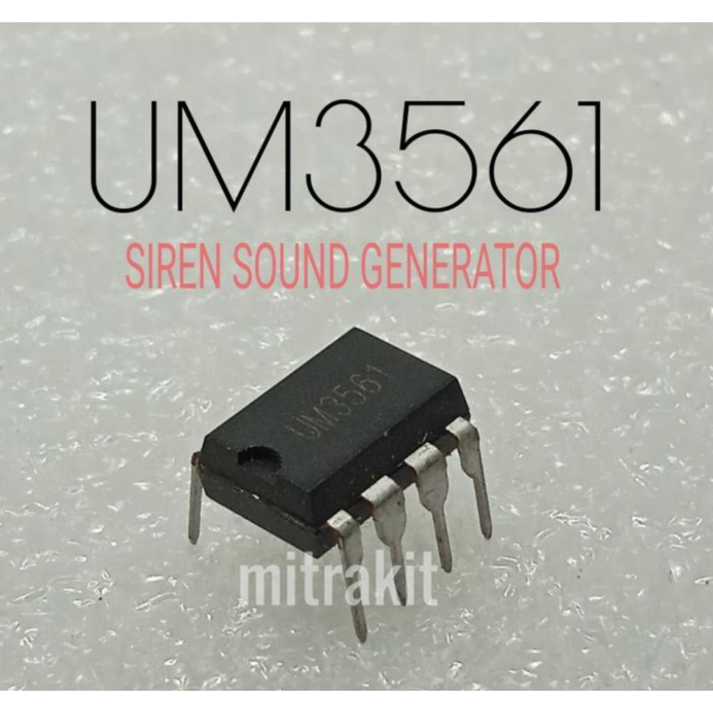 IC UM3561 dip 8pin sound sirine generator ambulan polis pemadam 3 suara