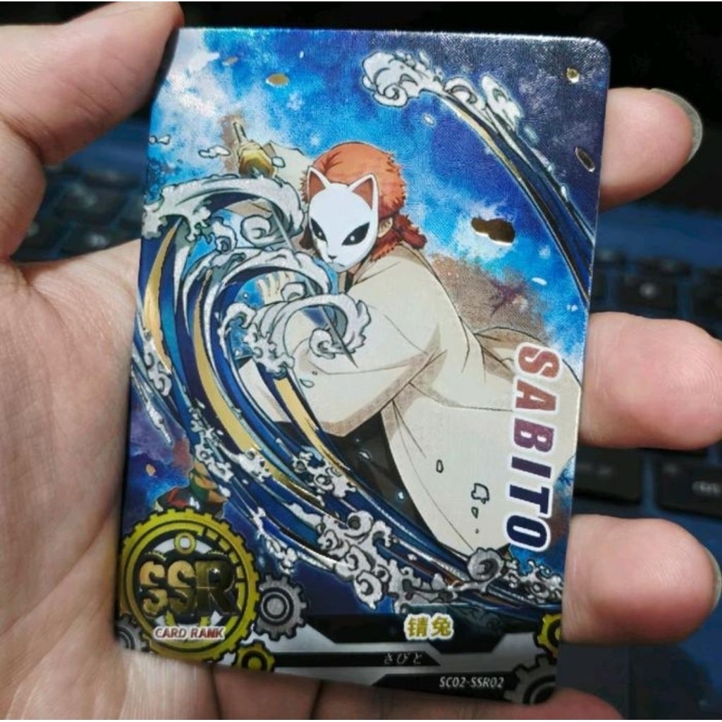 Sabito Kartu CCG TCG Card Of God (COG) SSR Holo - Demon Slayer (SC02-SSR02)
