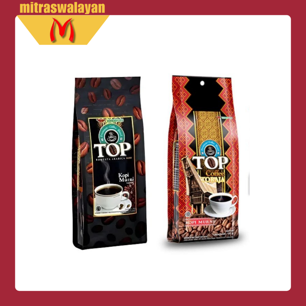 

TOP COFFE Murni dan Top Coffe Toraja Kemasan 158 gr (FREE Gelas)