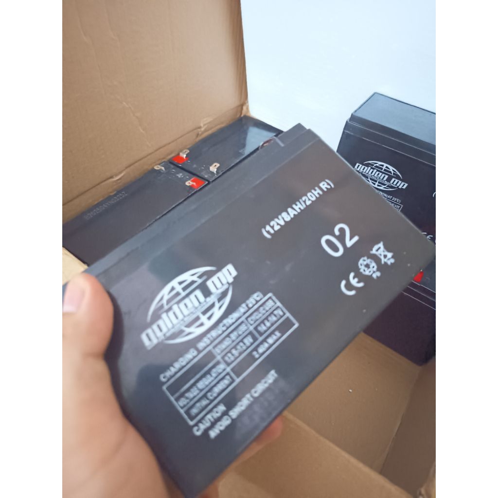 BATERAI AKI 8A 12V Sprayer Hama Elektrik GoldenMP/Accu Baterai