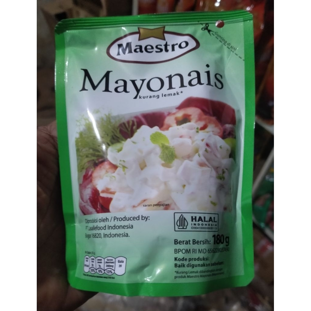 

Mayonaise Maestro 180 gr standing pouch