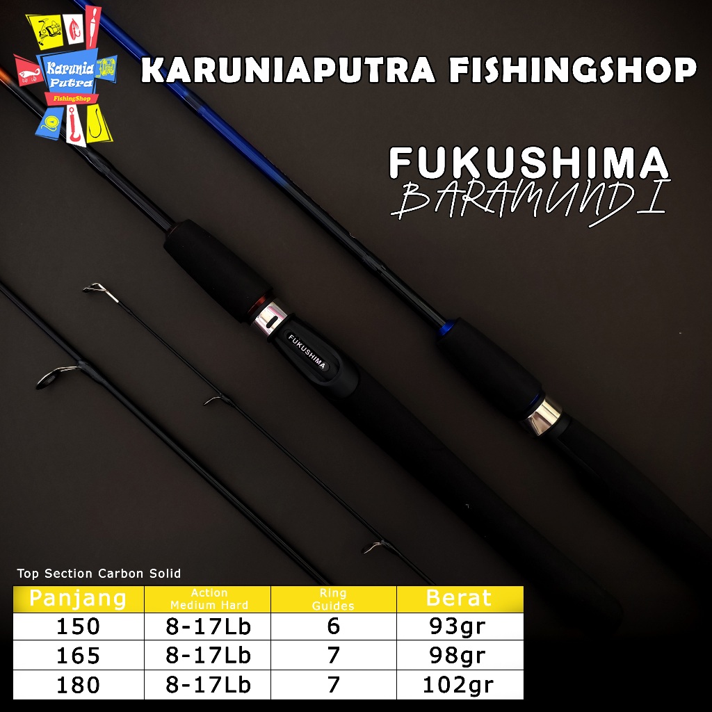 Joran Pancing Fukushima Baramundi Medium Hard Action