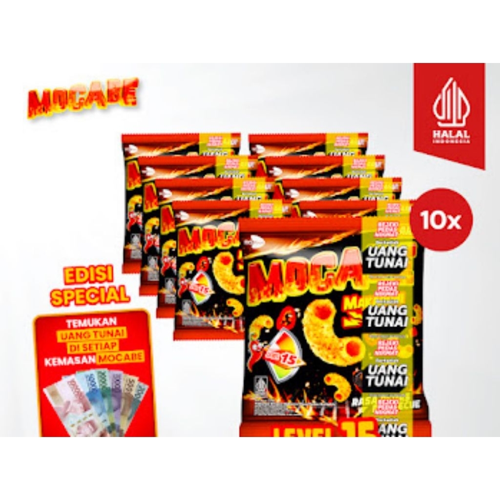 

Mocabe - Barbecue - Small Pack - 1 renceng (10 pcs ) - 24gr