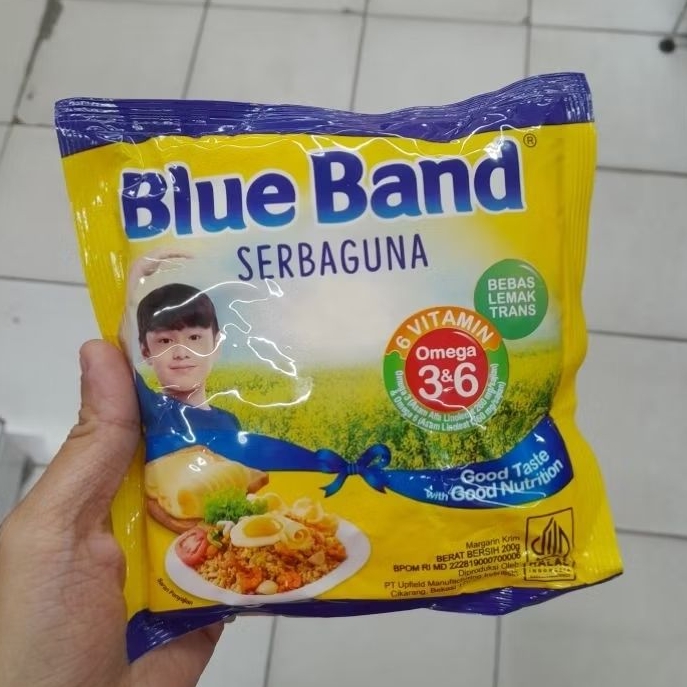 

Blue band margarine serbaguna BLUEBAND refill per pack 200gr