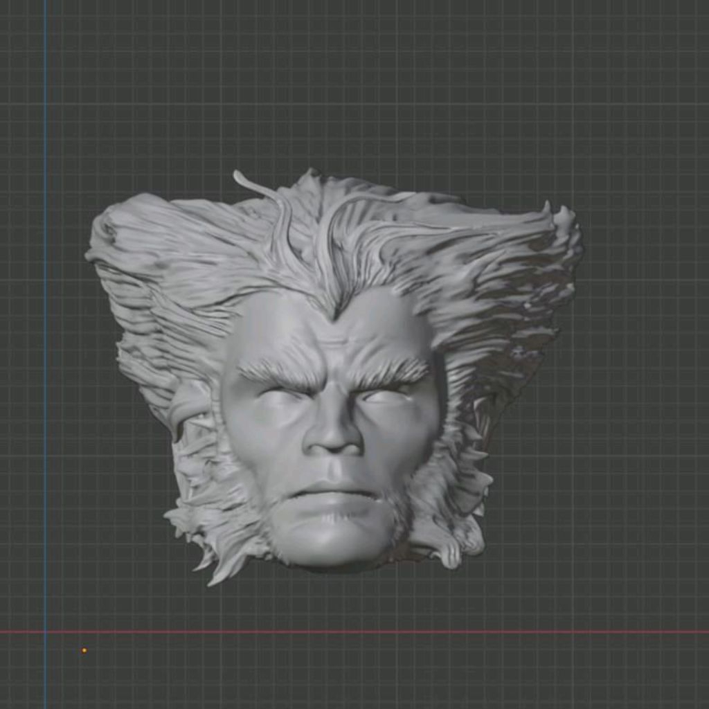 Headsculpt Head HS Logan Wolverine XMen X Men Mezco Cosmic Mythic Legions Mezco Mcfarlane Adam Muff 