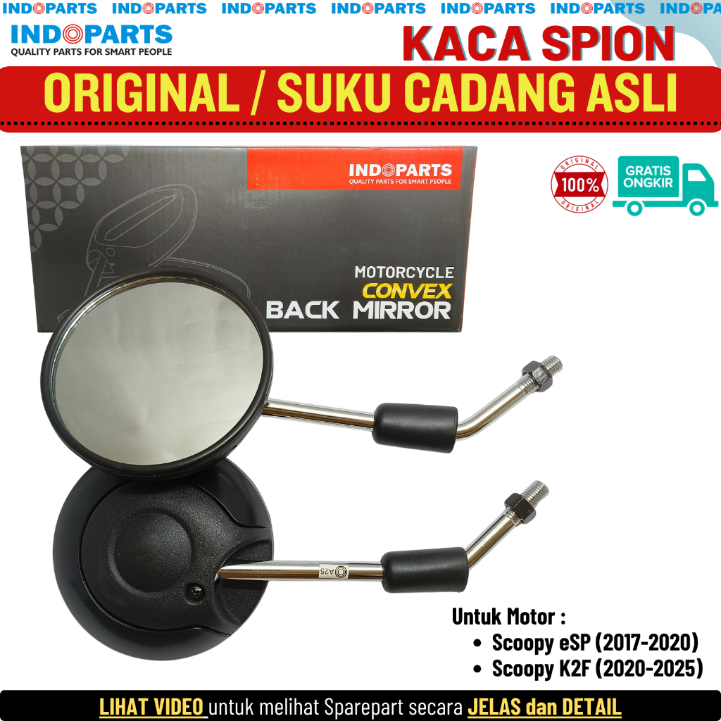 Kaca Spion Scoopy New Donat 2017 2018 2019 2020 2021 2022 2023 2024 2025 Original Indoparts