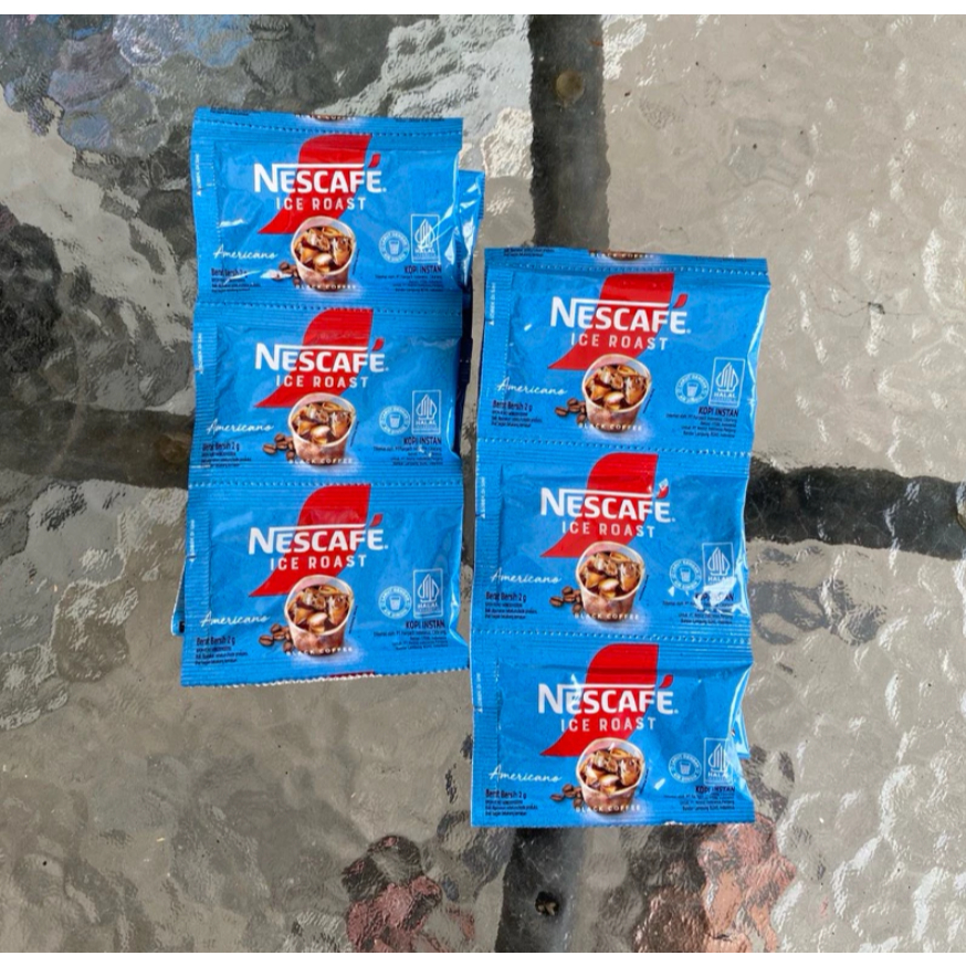 

Nescafe Ice Roast Americano Kemasan 2 gram 1 Pack isi 10 Pcs Murah & Hemat